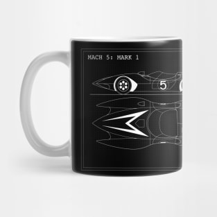 MACH 5 BLUEPRINT Mug